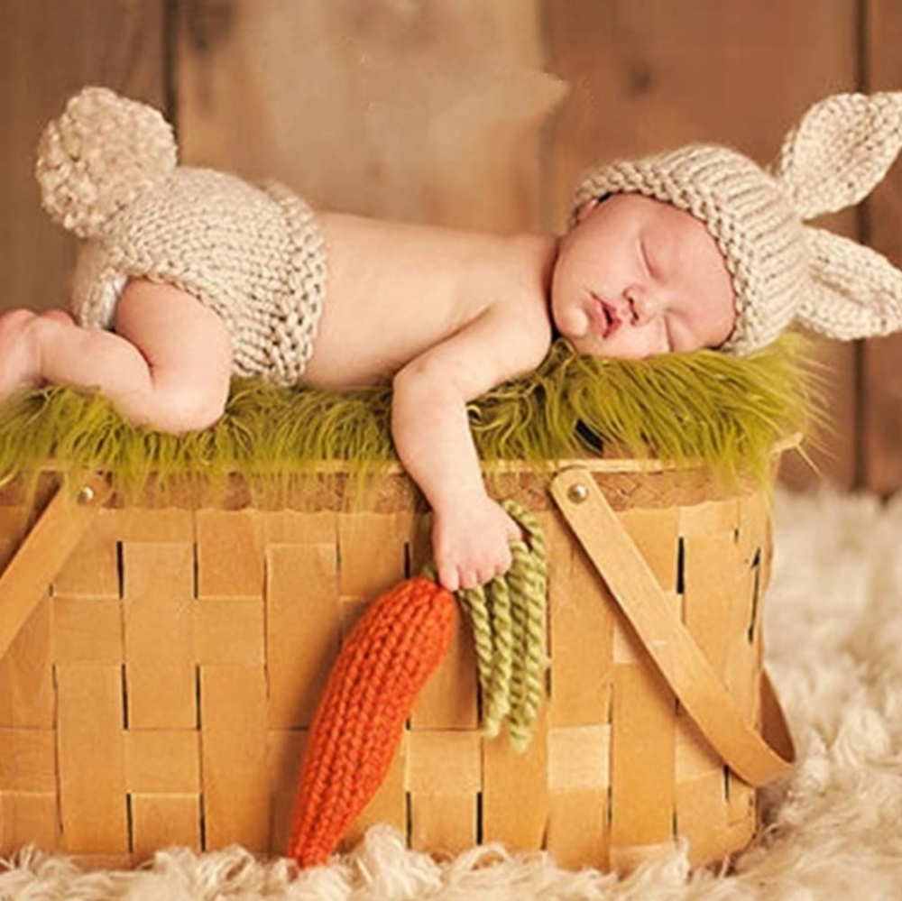 🐰 Bunny Rabbit Knit Newborn 🐰 Halloween Costume 🎃 Photography Outfit 📸
